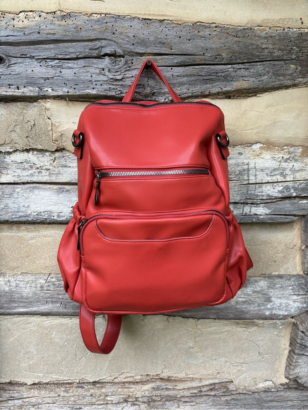 Rust Color Women's Backpack Bag NWOT